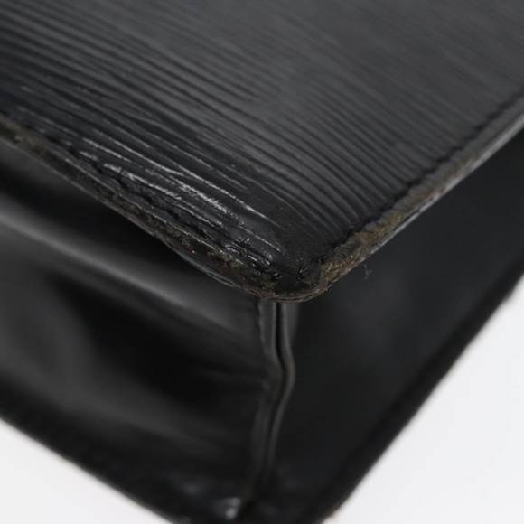 LOUIS VUITTON Epi Pochette Homme Clutch Bag Black Noir M52522 LV Auth 90085 - Picture 15 of 16